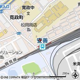 神奈川県横浜市鶴見区寛政町18-2周辺の地図