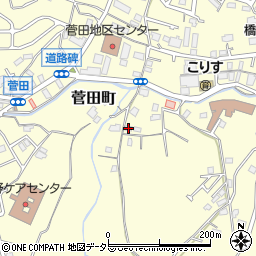 神奈川県横浜市神奈川区菅田町1743周辺の地図