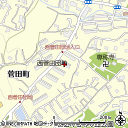 西菅田２街区２周辺の地図