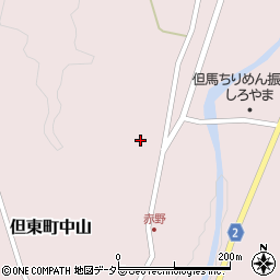 兵庫県豊岡市但東町中山484周辺の地図