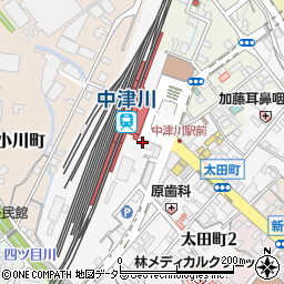 近鉄東美タクシー株式会社　本社周辺の地図