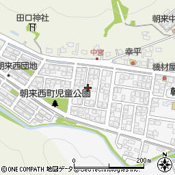 京都府舞鶴市朝来西町周辺の地図