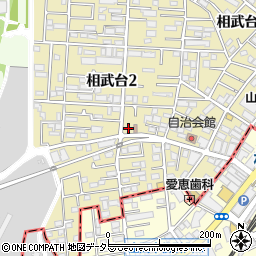 相模原市営　相武台前駅北口・自転車駐車場周辺の地図