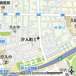 神奈川県横浜市鶴見区汐入町3丁目47-14周辺の地図