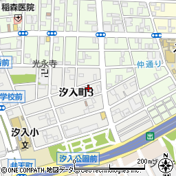 神奈川県横浜市鶴見区汐入町3丁目47-10周辺の地図