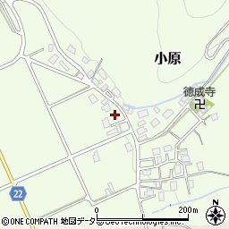 福井県三方上中郡若狭町小原周辺の地図