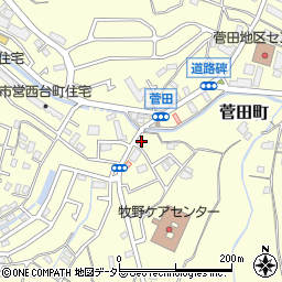 神奈川県横浜市神奈川区菅田町1511周辺の地図