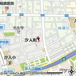 神奈川県横浜市鶴見区汐入町3丁目47-22周辺の地図