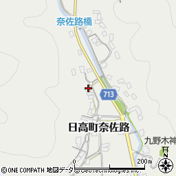 兵庫県豊岡市日高町奈佐路193周辺の地図