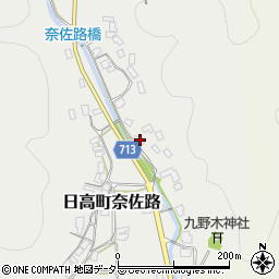 兵庫県豊岡市日高町奈佐路724周辺の地図