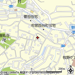 神奈川県横浜市神奈川区菅田町1014周辺の地図