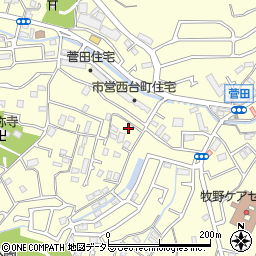 神奈川県横浜市神奈川区菅田町1015周辺の地図