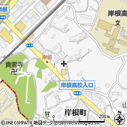 神奈川県横浜市港北区岸根町588周辺の地図