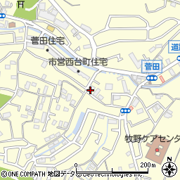 神奈川県横浜市神奈川区菅田町1079周辺の地図