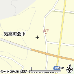 鳥取県鳥取市気高町会下115周辺の地図