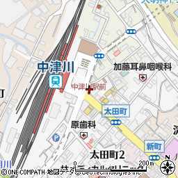 株式会社ミニミニ岐阜　中津川店周辺の地図