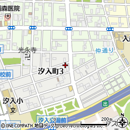 神奈川県横浜市鶴見区汐入町3丁目47-46周辺の地図