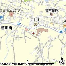 神奈川県横浜市神奈川区菅田町1825周辺の地図
