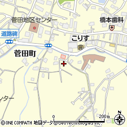 神奈川県横浜市神奈川区菅田町1838周辺の地図