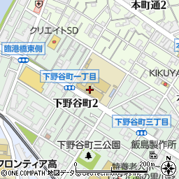 横浜市立下野谷小学校周辺の地図