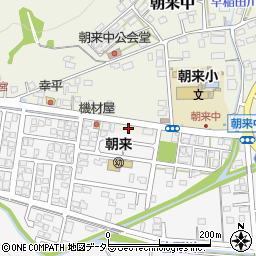 京都府舞鶴市朝来中573-1周辺の地図