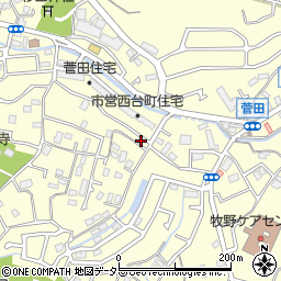 神奈川県横浜市神奈川区菅田町975周辺の地図