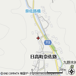 兵庫県豊岡市日高町奈佐路194周辺の地図