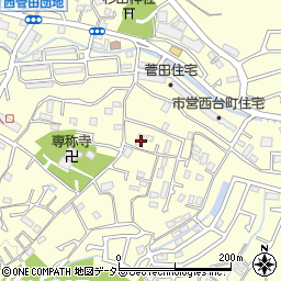 神奈川県横浜市神奈川区菅田町988周辺の地図
