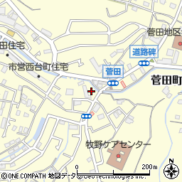 神奈川県横浜市神奈川区菅田町1090周辺の地図