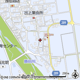 鳥取県東伯郡琴浦町出上161周辺の地図