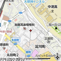 〒508-0033 岐阜県中津川市太田町の地図