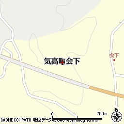 鳥取県鳥取市気高町会下周辺の地図