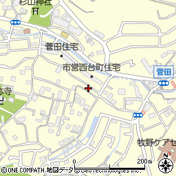 神奈川県横浜市神奈川区菅田町978周辺の地図