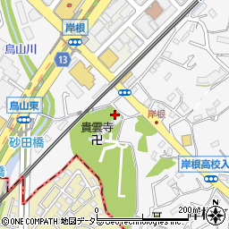 神奈川県横浜市港北区岸根町615周辺の地図