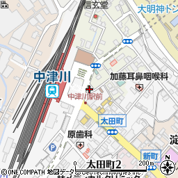 明光義塾中津川教室周辺の地図