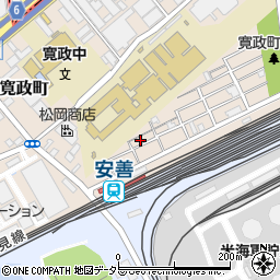神奈川県横浜市鶴見区寛政町16-7周辺の地図