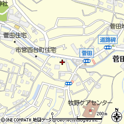 神奈川県横浜市神奈川区菅田町1087周辺の地図