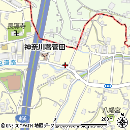 神奈川県横浜市神奈川区菅田町2386周辺の地図