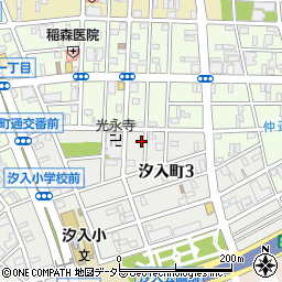 神奈川県横浜市鶴見区汐入町3丁目44-9周辺の地図