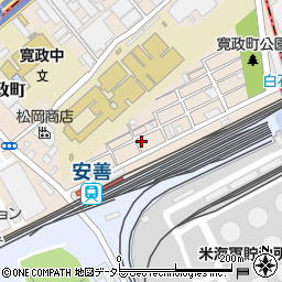 神奈川県横浜市鶴見区寛政町14-8周辺の地図
