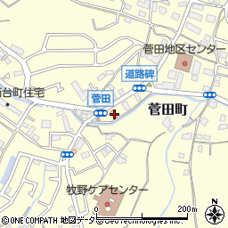 神奈川県横浜市神奈川区菅田町910周辺の地図