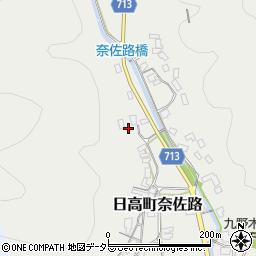 兵庫県豊岡市日高町奈佐路199周辺の地図