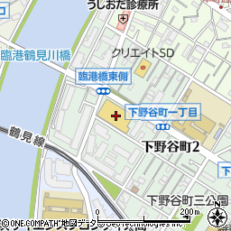 ライフ鶴見下野谷町店周辺の地図
