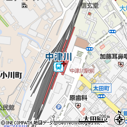 セントラルメンテナンス株式会社　中津川整備所周辺の地図