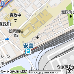 神奈川県横浜市鶴見区寛政町16-5周辺の地図