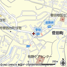 神奈川県横浜市神奈川区菅田町906周辺の地図