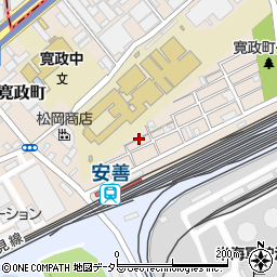 神奈川県横浜市鶴見区寛政町16周辺の地図
