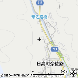 兵庫県豊岡市日高町奈佐路198周辺の地図