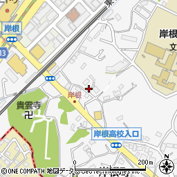 神奈川県横浜市港北区岸根町354周辺の地図