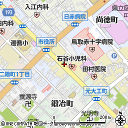 鳥取県鳥取市上魚町周辺の地図